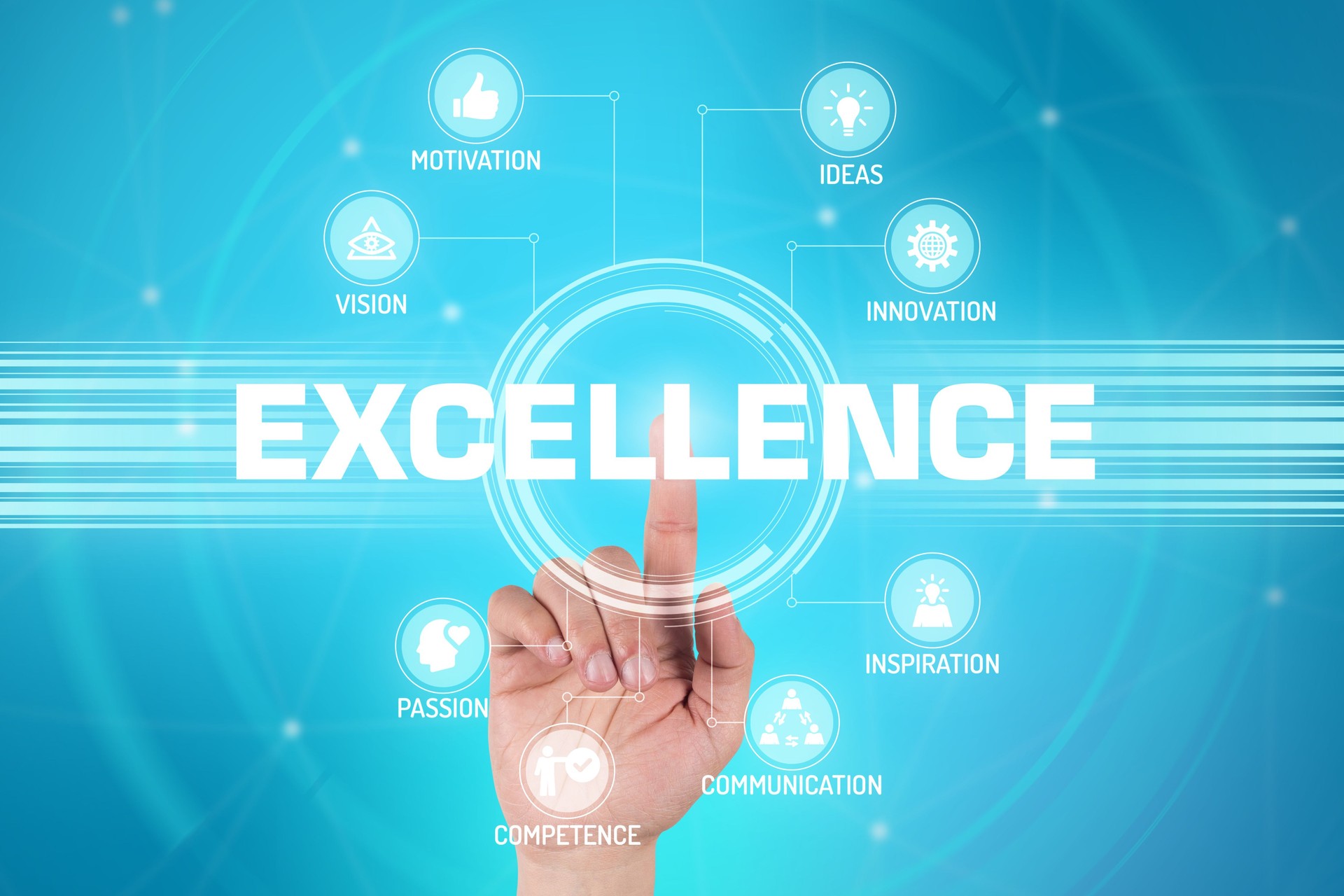 EXCELLENCE TECHNOLOGY COMMUNICATION TOUCHSCREEN FUTURISTIC CONCEPT